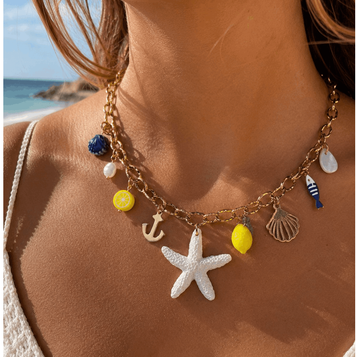 Charm Necklace - 100% Stainless Steel